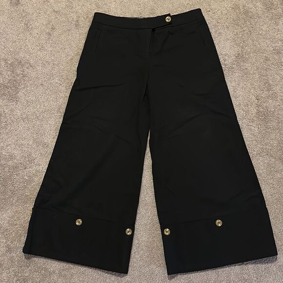 Rare! Anthropologie TaiBonBu Cropped Wide leg Pants! - Picture 2 of 11
